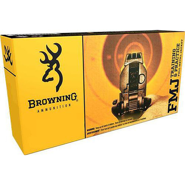 Browning 9mm 115 Grain Full Metal Jacket Ammunition