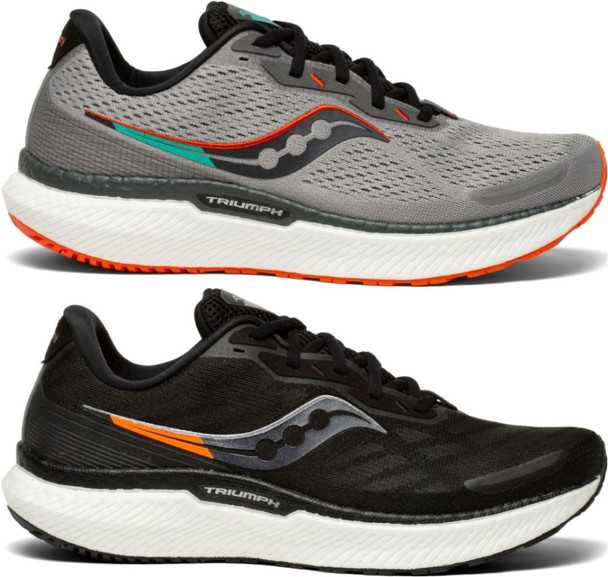 Saucony Triumph 19 Wide Men's Athletic Running Shoes - S20679-10 & S20679-20