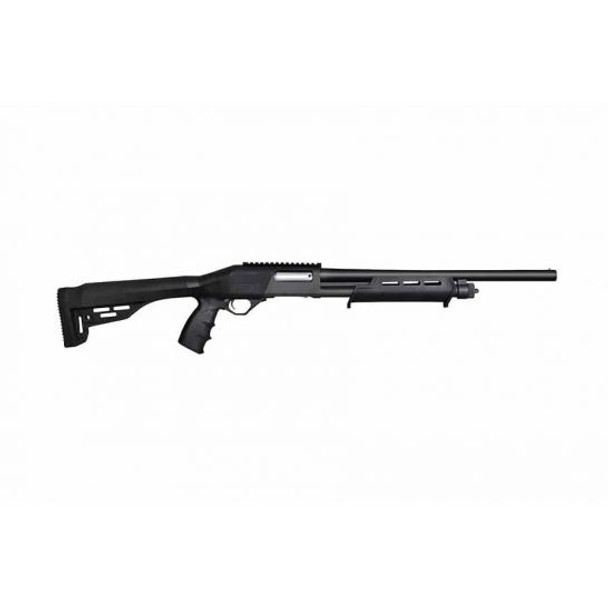 JTS X12PT Tactical Black 12in 2-3/4in Pump Shotgun - 18.5in