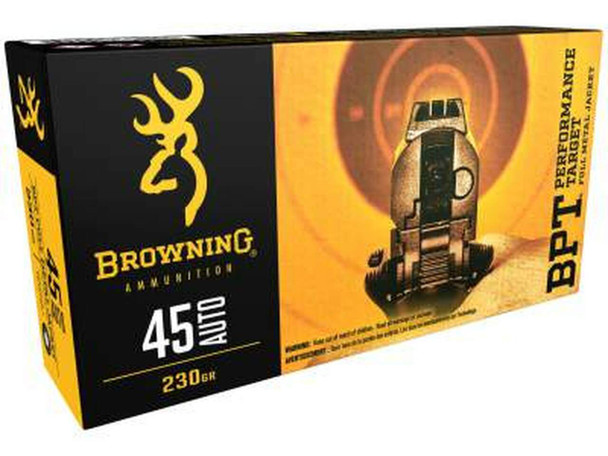 Browning 45 Auto Performance Target  230 Grain Full Metal Jacket- B191800451