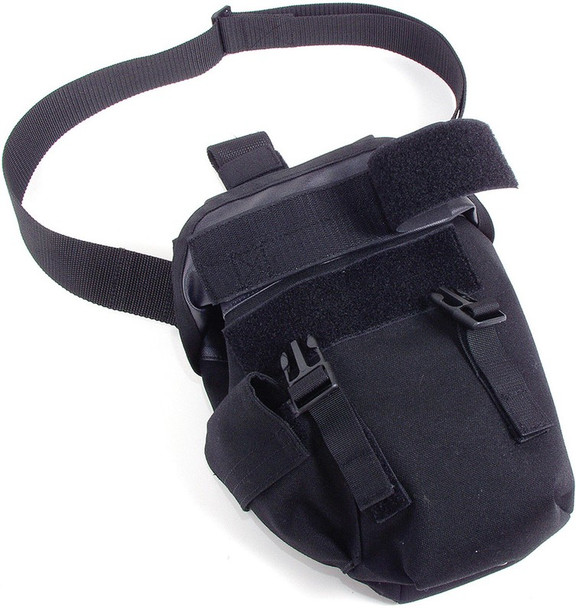 Blackhawk Omega Elite Gas Mask Tactical Nylon Pouch, Black - 56GM00BK