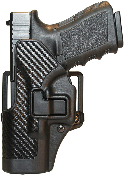 Blackhawk Serpa CQC Carbon Fiber Holster for Glock 17/22/31, Left H - 410000BK-L