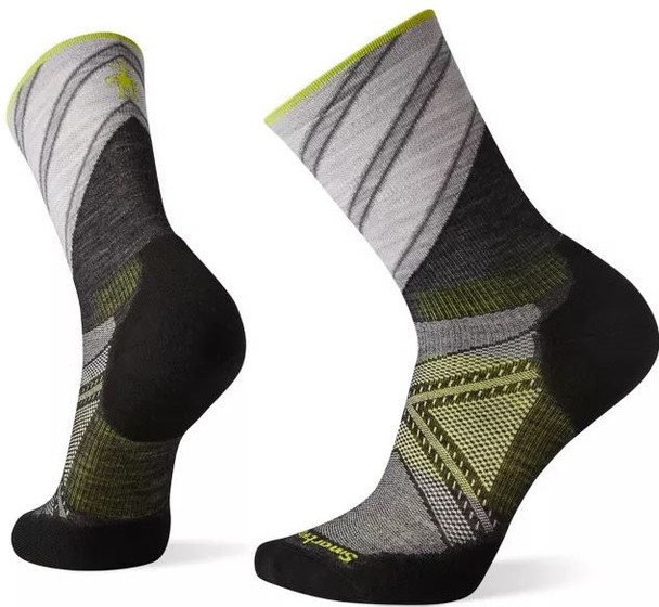 Smartwool Phd Run Light Elite Pattern Crew Socks - SW001497