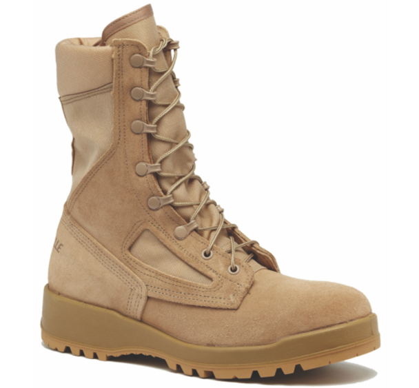 Belleville 340 DES ST Hot Weather Tan Steel Toe Flight Boot 6.5