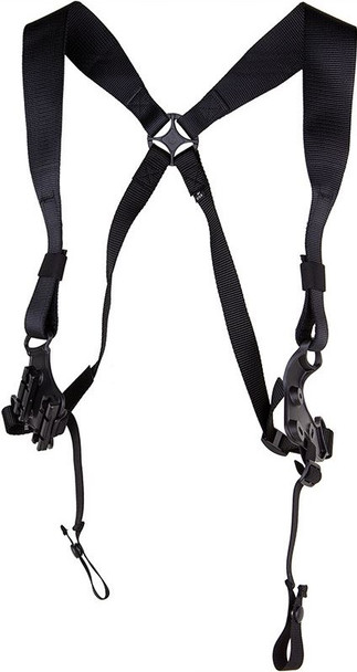 Blackhawk Serpa Black Nylon Shoulder Harness, Large - 41SH01BK