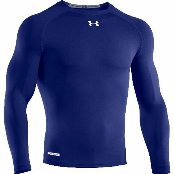 UNDER ARMOUR - UA Men's HeatGear Sonic Compression Long Sleeve - Royal - 2X-Large