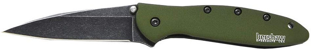 Kershaw 1660OLBW Assisted Folding Pocket Knife (3" Sandvik 14C28N Steel Blade)