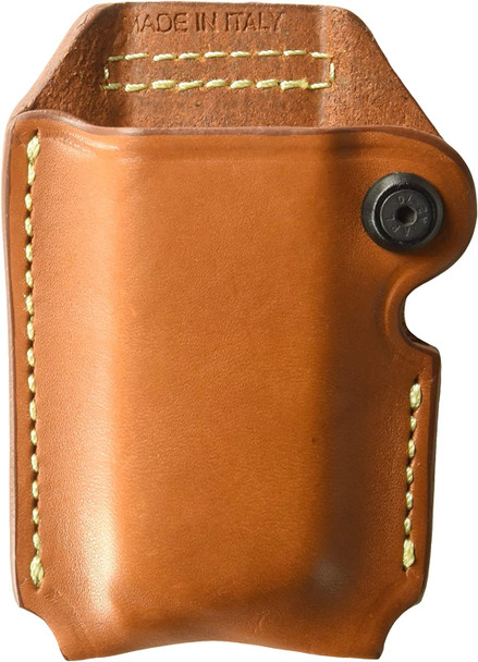 Blackhawk Leather Mag Pouch Two Stack Brown, All dbl stack mags except Glock 21