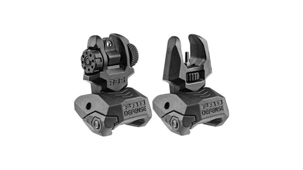 Meprolight Front and Rear Flip-up Sights with Tritium, 4 Rear Dots