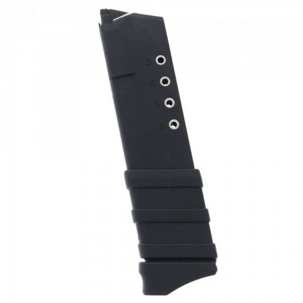 PROMAG Black Polymer Magazine For Glock Model 43 9mm 10RD