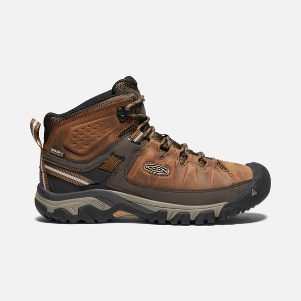 KEEN Men'S Targhee Mid Hiking Boots Golden Brown - 15
