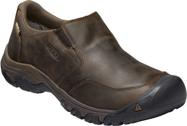 KEEN Men's Brixen Low Waterproof Insulated Shoe Dark Earth