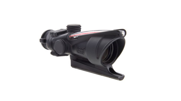Trijicon 100213 ACOG  Black Hardcoat Anodized 4x32mm Illuminated Red Triangle Post Reticle