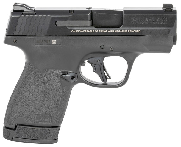 Smith  Wesson 13249 MP Shield Plus MA Compliant 9mm Luger 3.10 Barrel 101  Black Polymer Frame  Grip  Armornite Stainless Steel Slide  No Manual Safety  10Lb. Trigger Pull