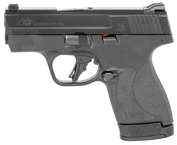 Smith  Wesson 13248 MP Shield Plus 9mm Luger 3.10 Barrel 101 Or 131 Black Polymer Frame  Grip Armornite Stainless Steel Slide Tactile  Audible Trigger Reset No Manual Safety