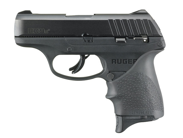 Ruger 9mm 3" Barrel, Black-Steel, Hogue Beavertail Grip Pistol - 7Rd