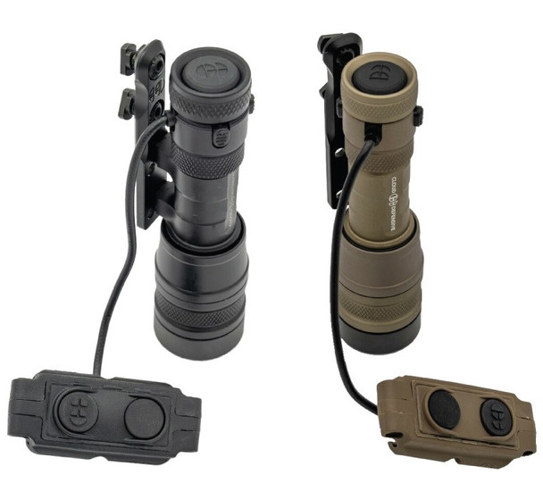 Cloud Defensive REIN MICRO Complete Kit Rail-Mounted Environmental Illuminator, Anodized Aluminum 1,300 Lumens