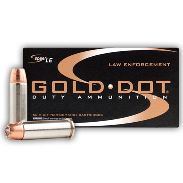 Speer Gold Dot LE Duty 357 Magnum Ammo 158 Grain Jacketed Hollow Point