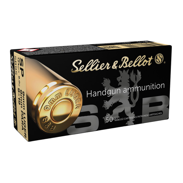 Sellier & Bellot 9MM 124 Grain Soft Point Ammunition