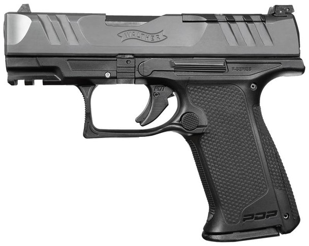 Walther PDP F-Series Optic Ready 9mm Pistol 3.5" Barrel SS - Blk