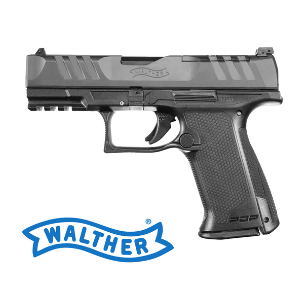 Walther PDP F-Series Optic Ready 9MM Pistol 4" Barrel SS - BLK