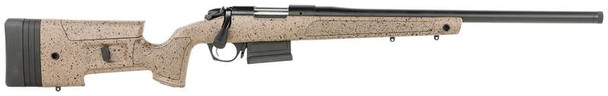 Bergara B-14 HMR Bolt-Action Rifle, .308 Win, 20" Threaded Barrel, Cerakote Finish, Black/Tan Synthetic Stock, 5-Round AICS Magazine