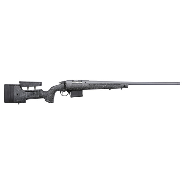 Bergara Rifles Premier HMR Pro 6.5 Creedmoor 5+1 24" Threaded Barrel Tactical Gray Cerakote Black with Gray Fleck Stock