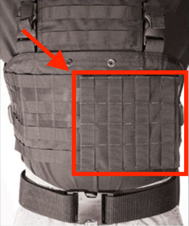 BlackHawk S.T.R.I.K.E. Horizontal Platform , MOLLE Version, Black 37CL75BK