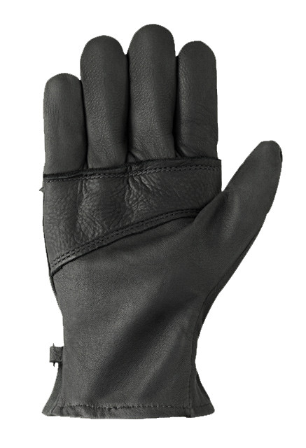 Hawkeye Flexor Gloves, Black Leather, Small