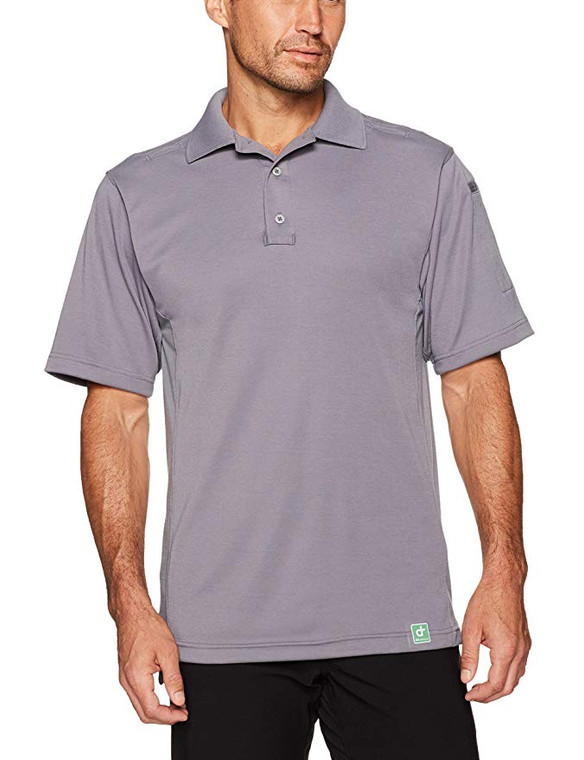 Tru-Spec Polo Shirt, 24-7 Dri-Release P/C Jersey, Steel Grey