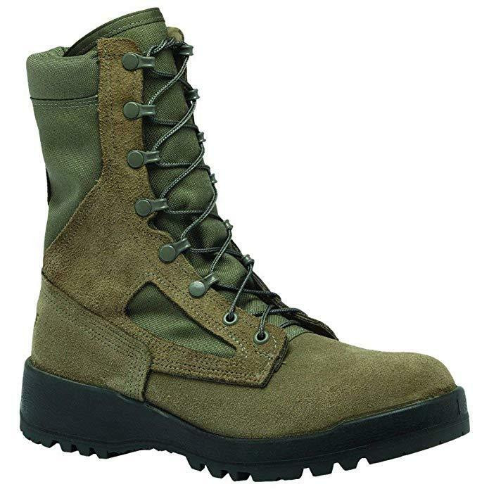 Women's Waterproof Sage Green Safety Toe Boot - USAF 040R