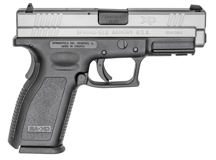 Xd® 4" Service Model Handgun, Low Capacity .40 SW Stainless