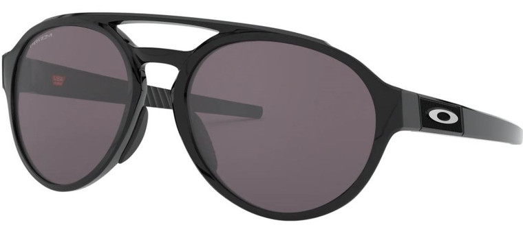 Oakley Forager OO9421-0158 Polished Black Sunglasses w/ Prizm Grey Lens