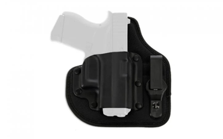 Galco QuickTuk Cloud Hybrid Kydex/Nylon IWB Holster (Black, Fits Glock 26, 27, 33)