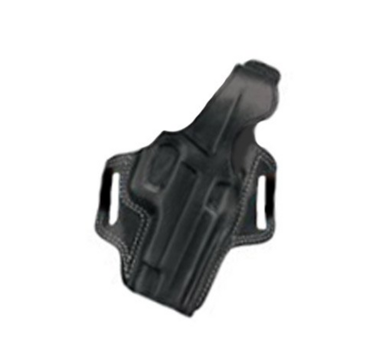 Galco Fletch High Ride Belt Holster for 1911 5-Inch Colt, Kimber, Para, Springfield (Black, Right-hand)