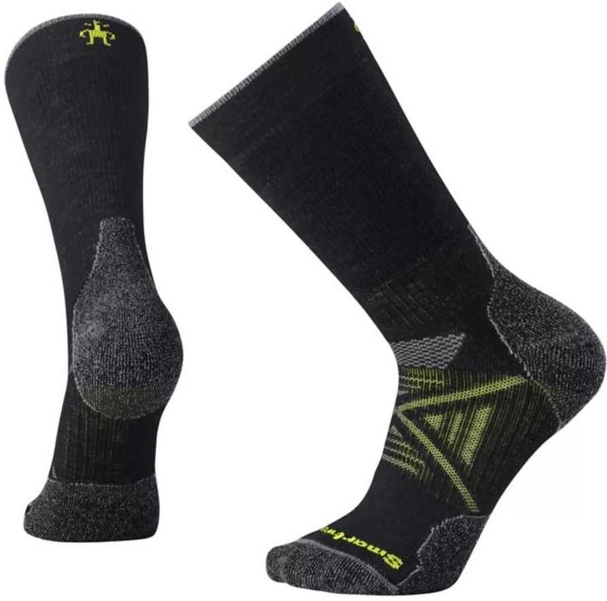 SmartwoolPhD Outdoor Medium Crew, Black, L