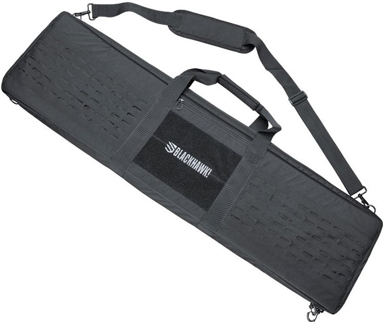 Blackhawk Foundation 45" Rifle Case, Black/Grey - 61FD45BG