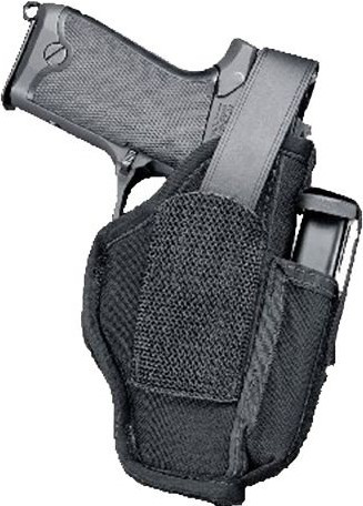 Uncle Mike's MO70050 Size 5 Ambidex Sidekick Hip Holster w/ Mag Pouch