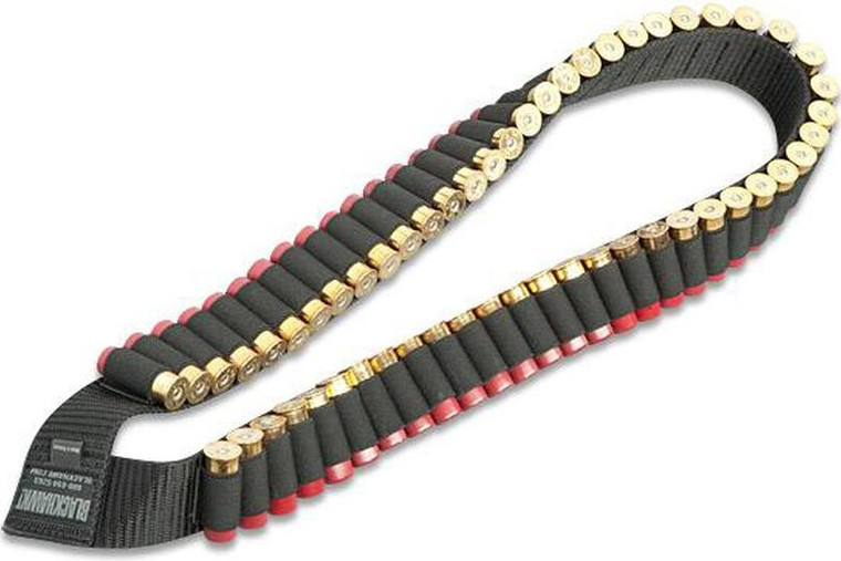 Blackhawk Shotgun Bandoleer, Fits 55 Rounds, Black - 43SB55BK