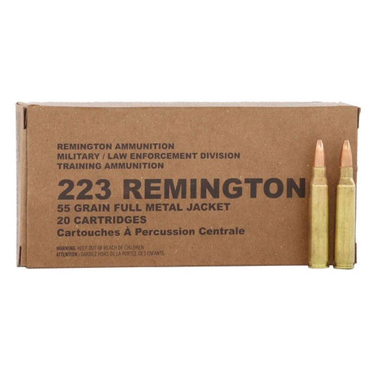 Remington .223 Remington Ammunition 55 Grain FMJ 200 rds - 23713