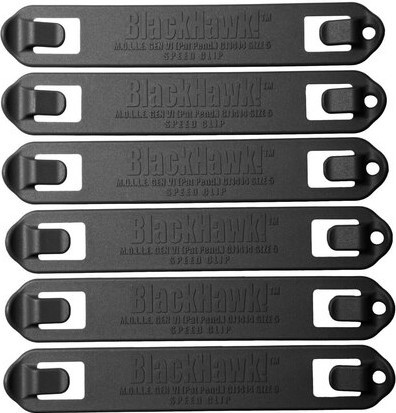 Blackhawk STRIKE Speed Clips (6-Pack), 3-Inch, Black - 38C306BK