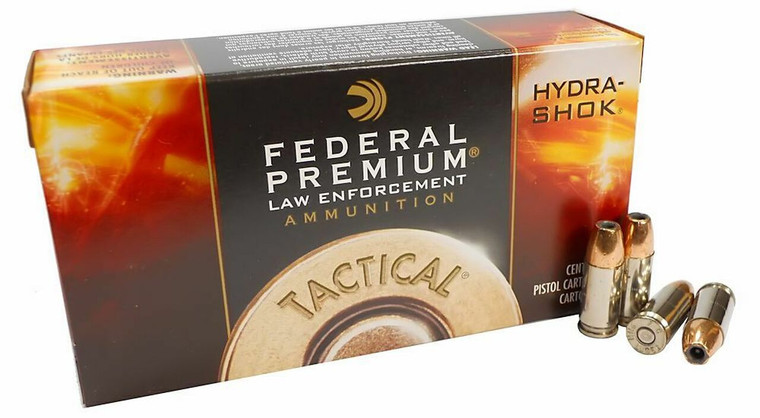 Federal Premium 9mm Hydra-Shok Tactical P9HS2G1 147 gr Jacket Hollow Point