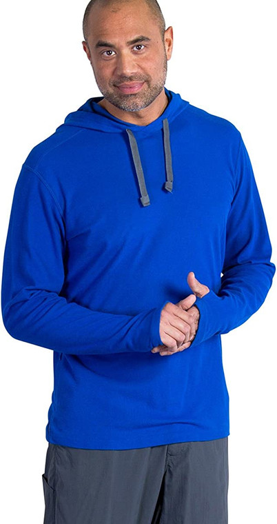 ExOfficio Men's BugsAway Lumos Hoody, Prussian - 2676-5811