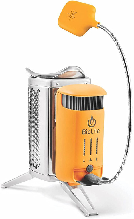 BioLite - CampStove 2 + - Silver and Yellow - CSC0200