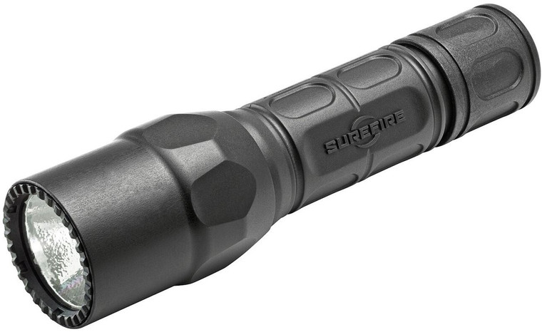 SureFire G2X Tactical Single-Output LED Flashlight with Tactical tailcap click switch, Black