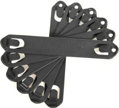 Blackhawk STRIKE Speed Clips (6-Pack), 9-Inch, Black - 38C906BK