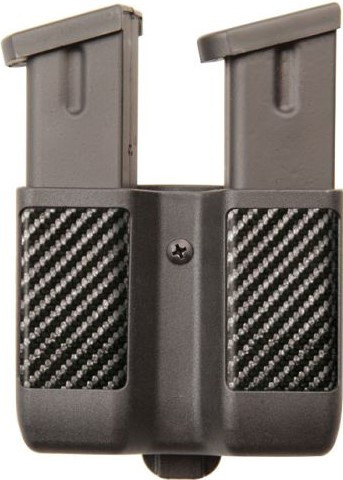 Blackhawk Double Stack 9/40 Double Mag Case for 9mm/.40 &.45 cal - 410610CBK