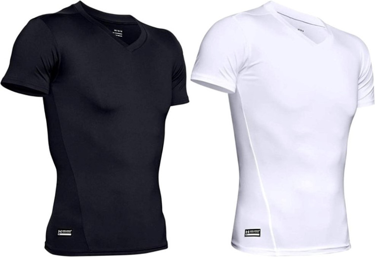 Under Armour Men's UA Tactical HeatGear Compression V-Neck T-Shirt - 1216010