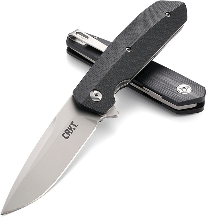 CRKT 6290 Maven 3.68" 8Cr13MoV Plain Blade Folding Pocket Knife w/ G-10 Handle