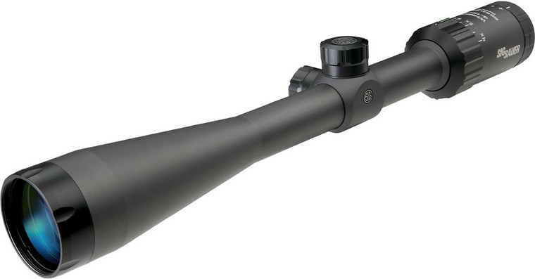 Sig Sauer SOW34206 Whiskey3 4-12x40mm SFP Riflescope Hellfire QuadPlex Reticle